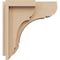 Ekena Millwork 4"W x 4"D x 8"H Wide Bryant Rough Cedar Woodgrain TimberThane Corbel, Primed Tan CORUR04X04X08BRYRCPR - alternate 4